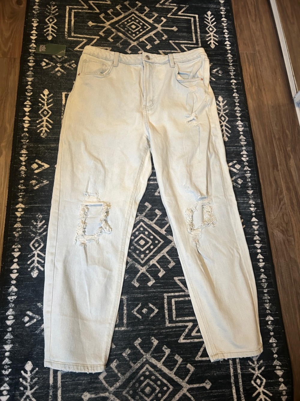 Wild fable distressed, light washed pants